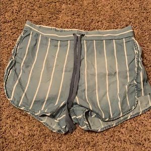 blue stripped shorts medium